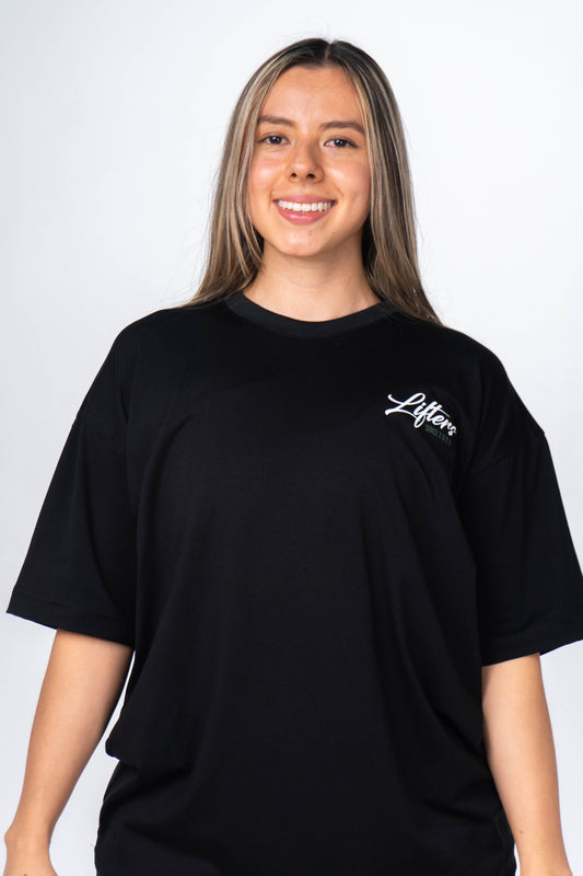 CAMISETA TRAINING NEGRA - VERDE MILITAR