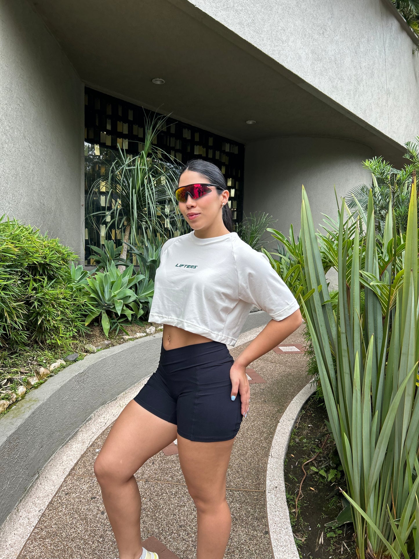 CROP TOP SHIFT MARFIL