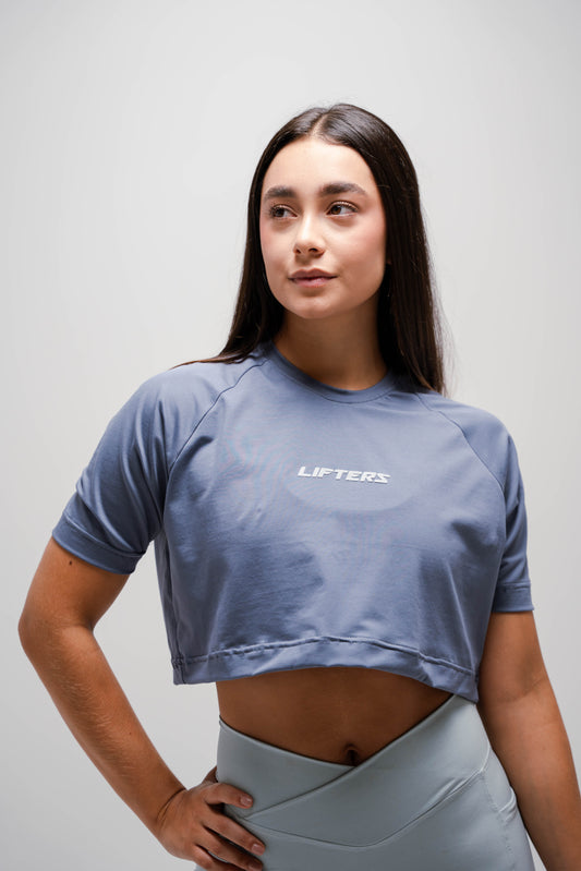CROP TOP SHIFT COBALTO