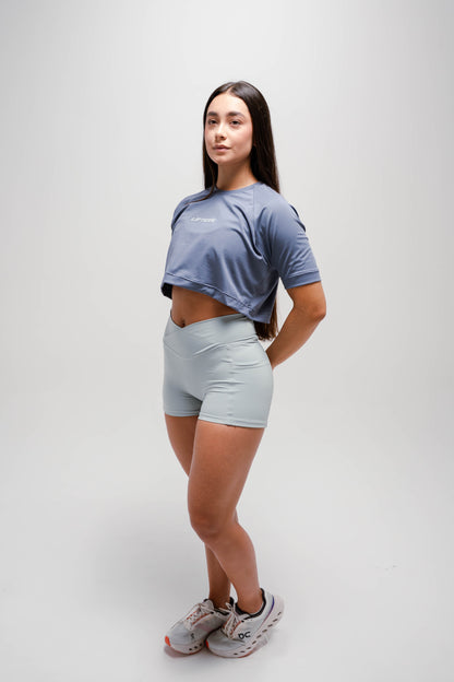 CROP TOP SHIFT COBALTO