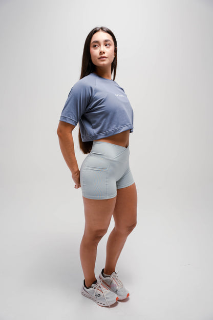 CROP TOP SHIFT COBALTO