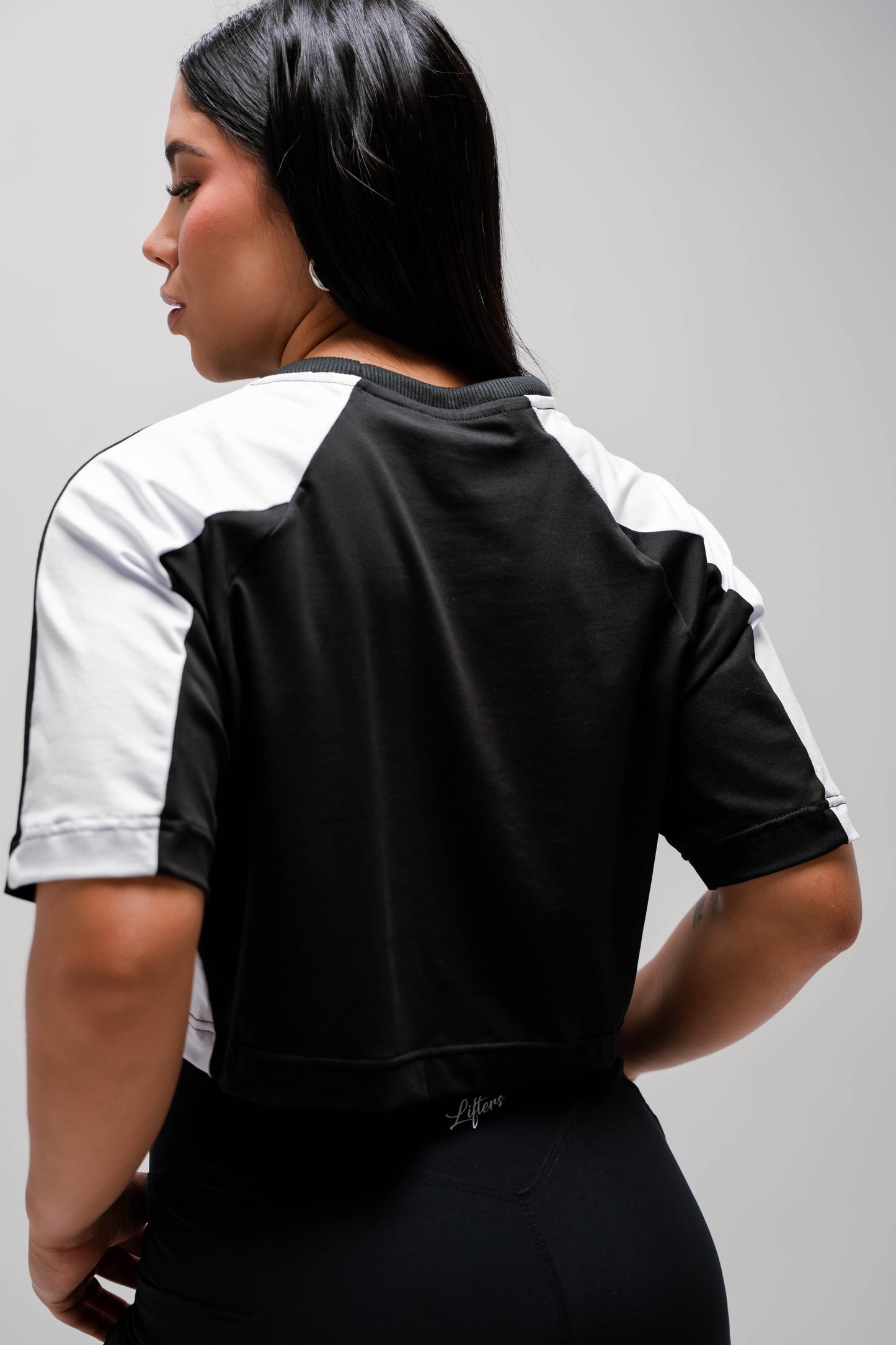 CROP TOP SHIFT NEGRO