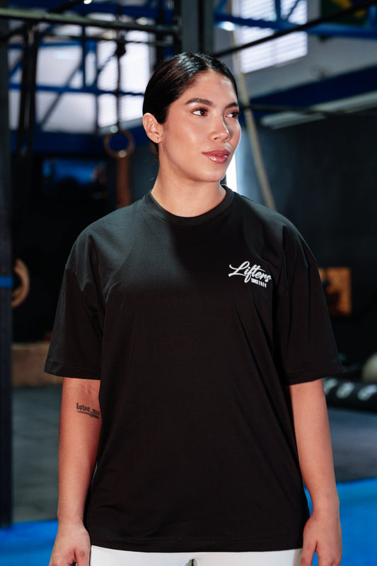 CAMISETA TRAINING NEGRA - VERDE MENTA