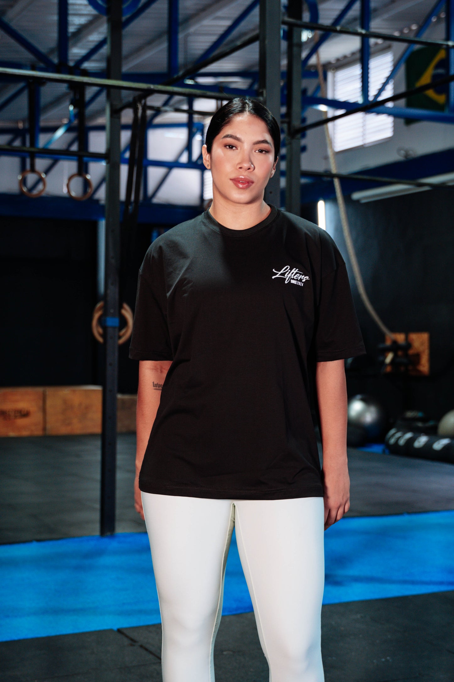 CAMISETA TRAINING NEGRA - VERDE MENTA