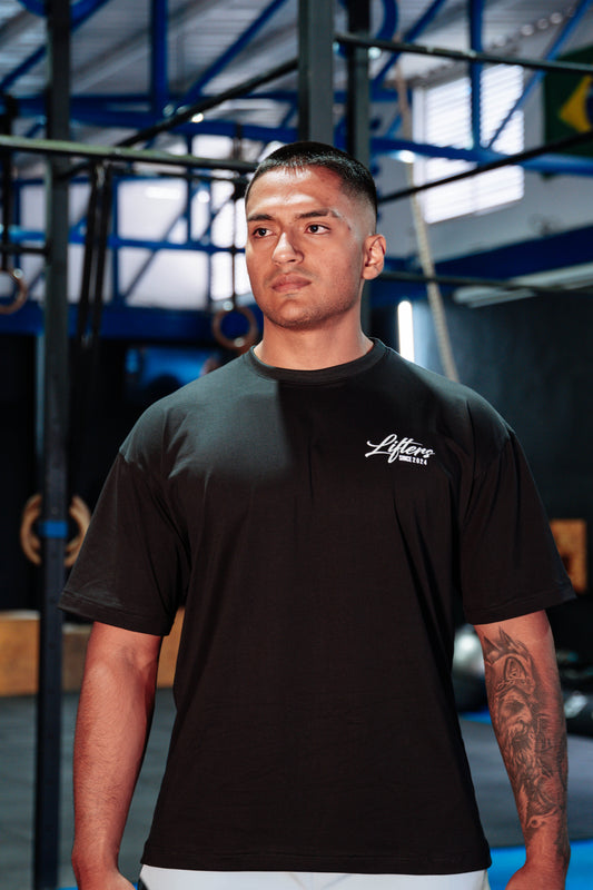 CAMISETA TRAINING NEGRA - VERDE MENTA
