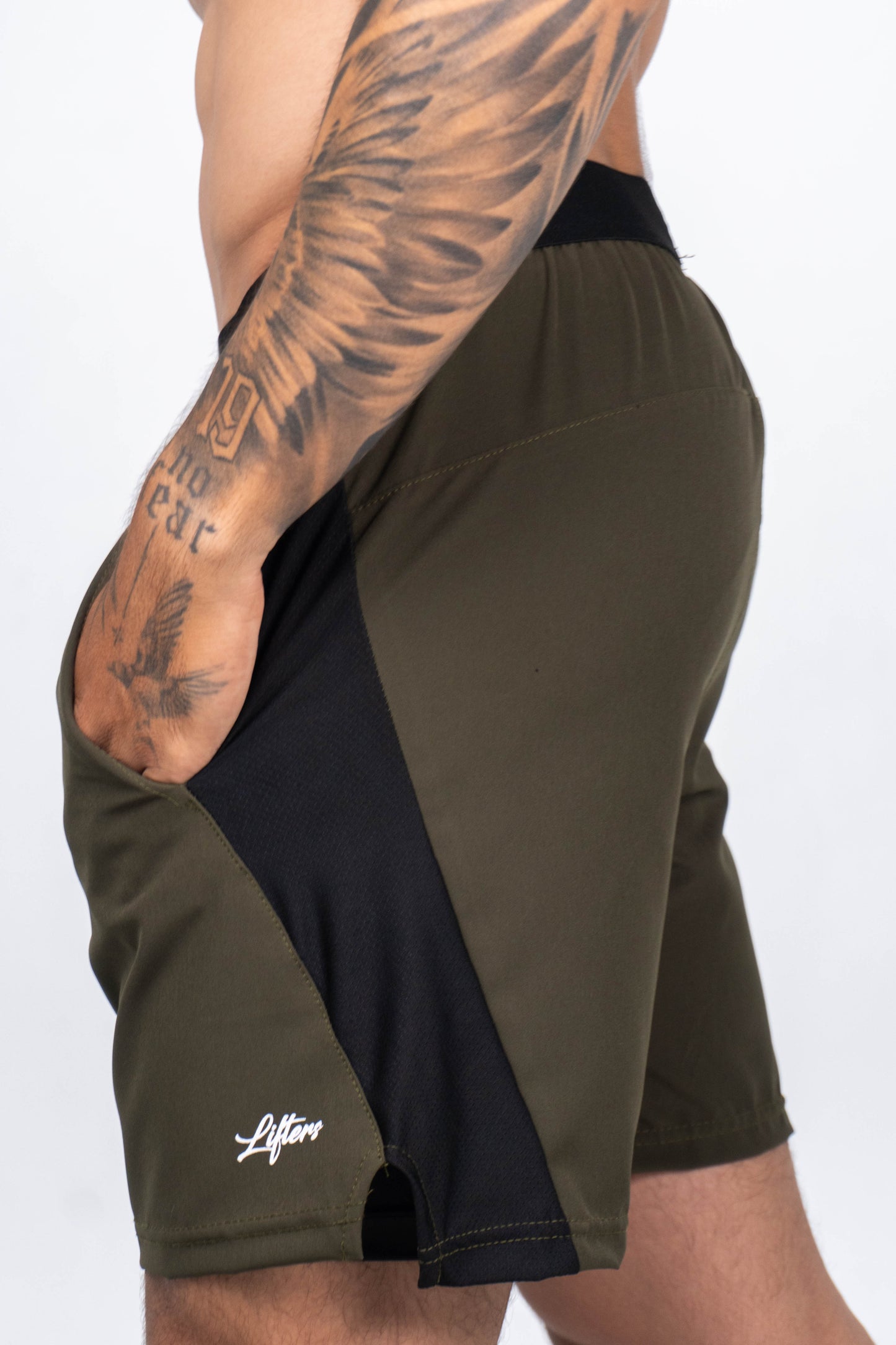 PANTALONETA TRAINING VERDE MILITAR