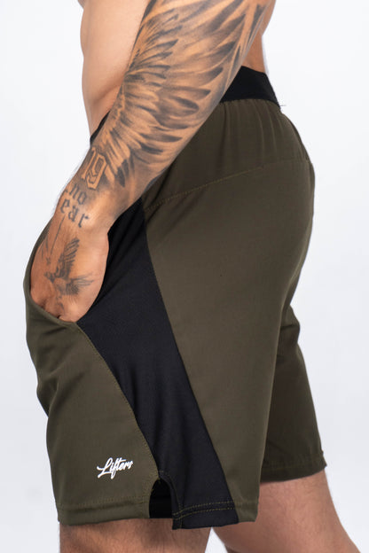 PANTALONETA TRAINING VERDE MILITAR