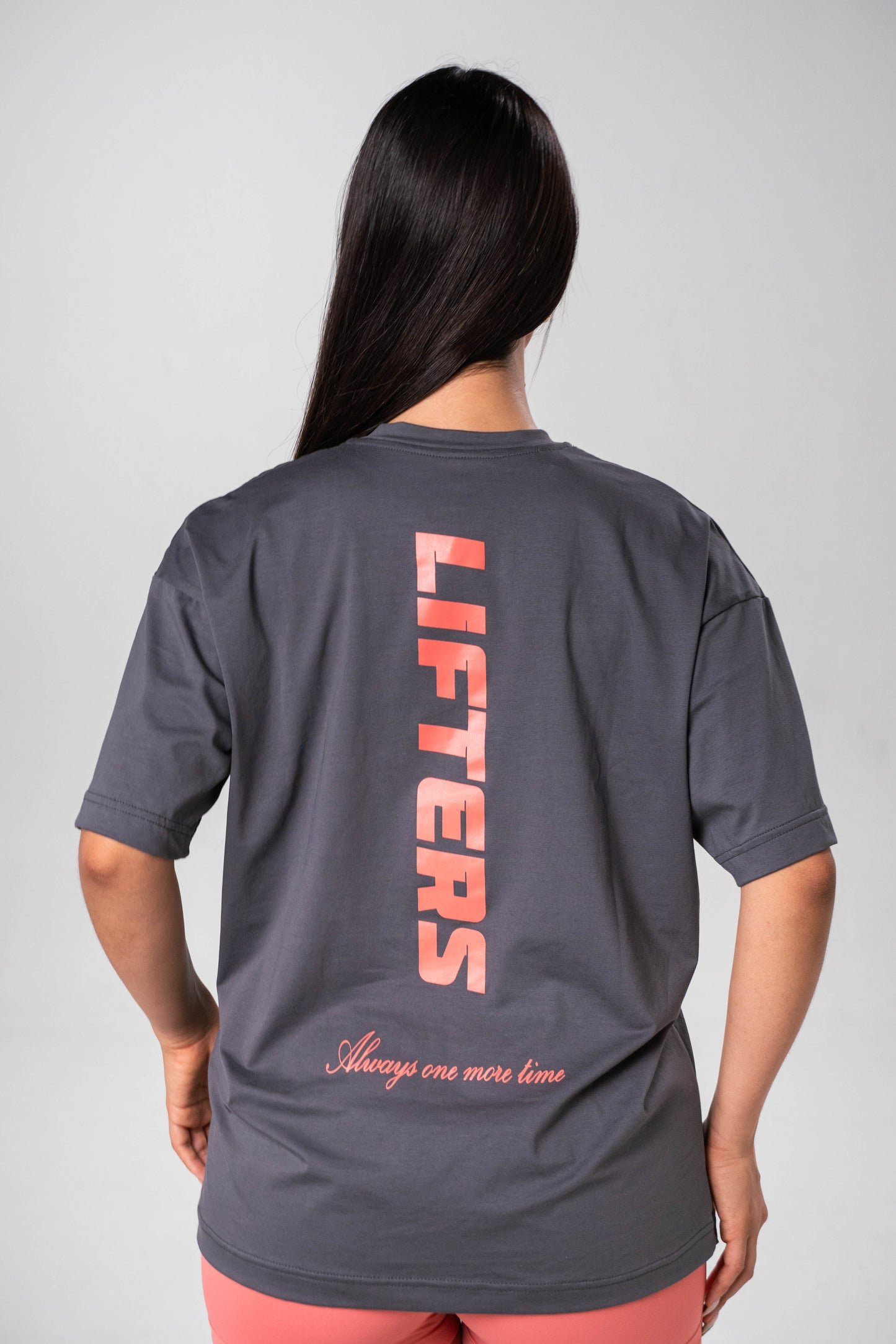 CAMISETA TRY AGAIN GRIS