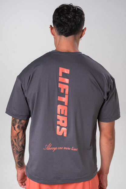 CAMISETA TRY AGAIN GRIS