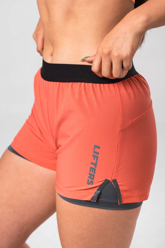 PANTALONETA TRY AGAIN SALMON MUJER