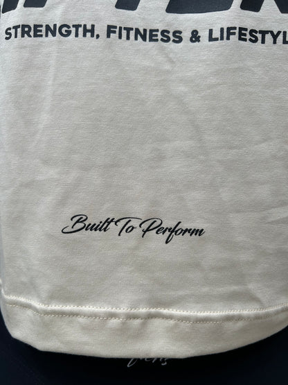 CROP TOP SHIFT BEIGE