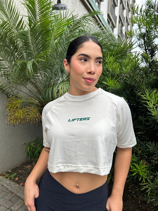 CROP TOP SHIFT MARFIL