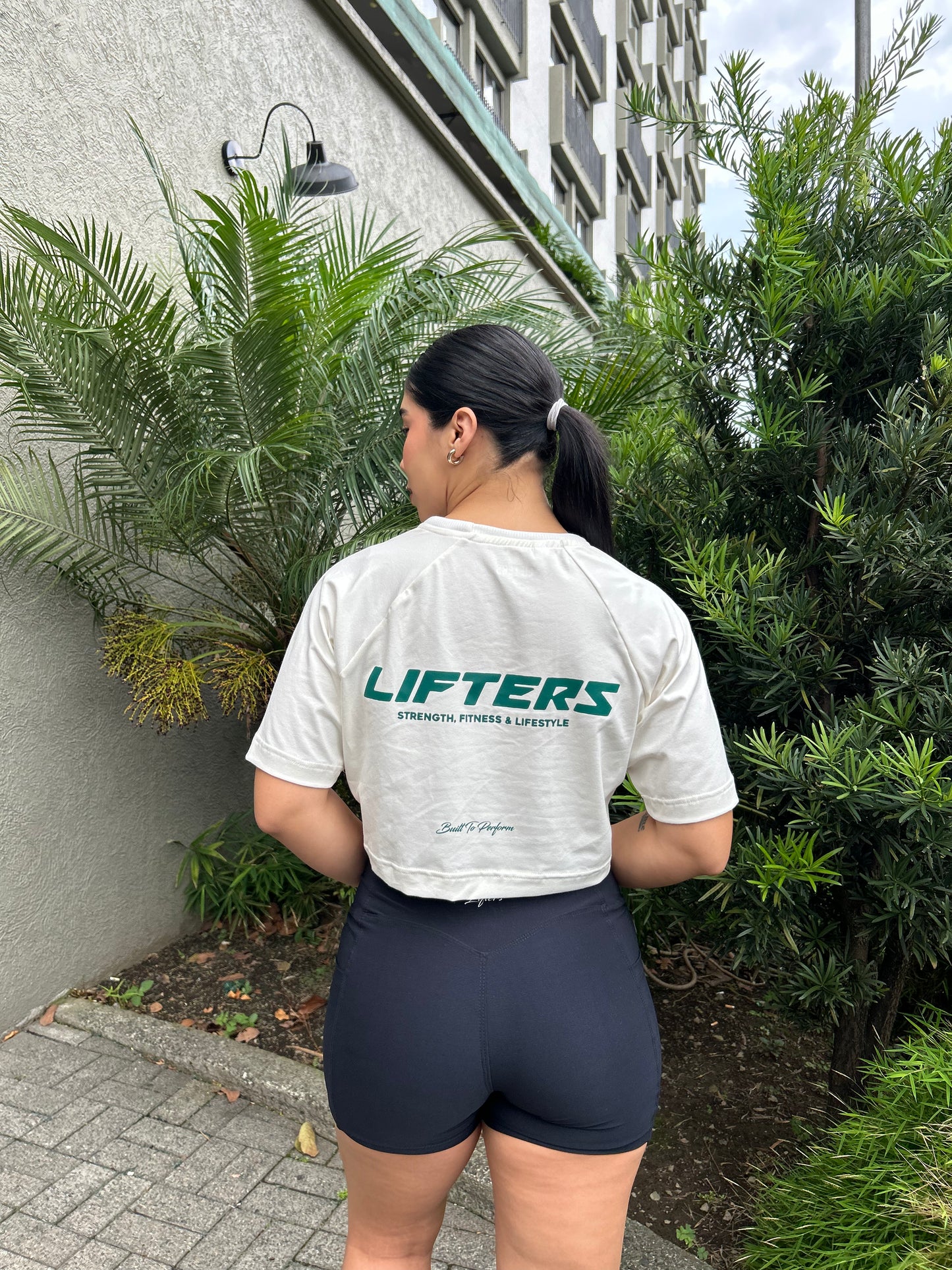 CROP TOP SHIFT MARFIL