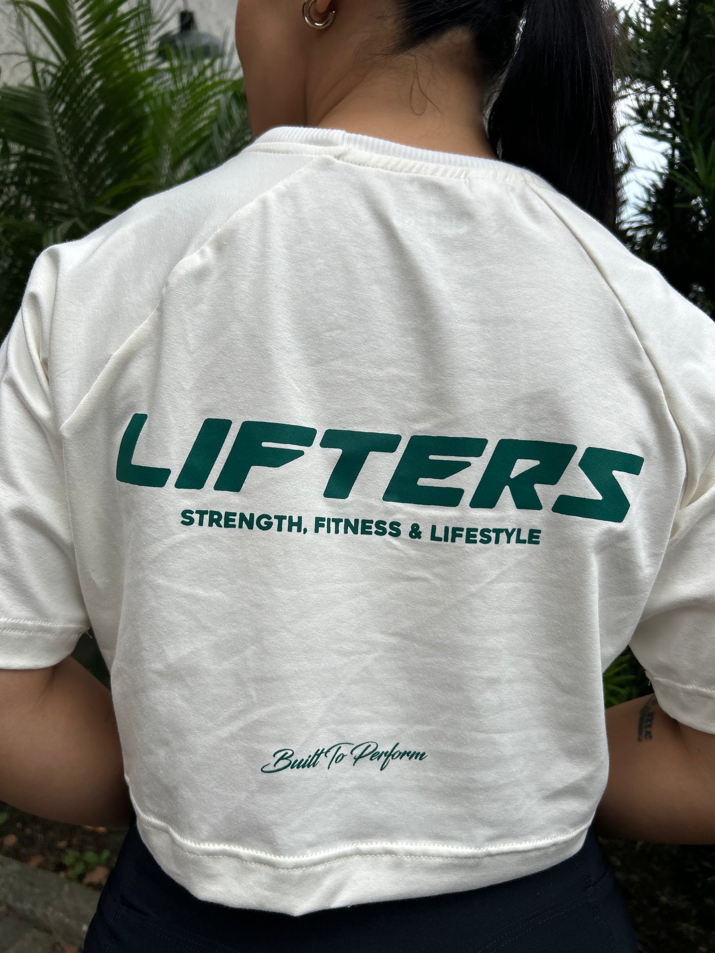 CROP TOP SHIFT MARFIL